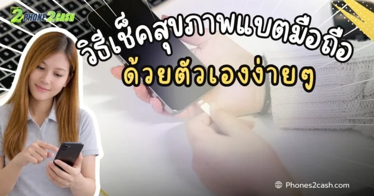 เช็คสุขภาพแบต